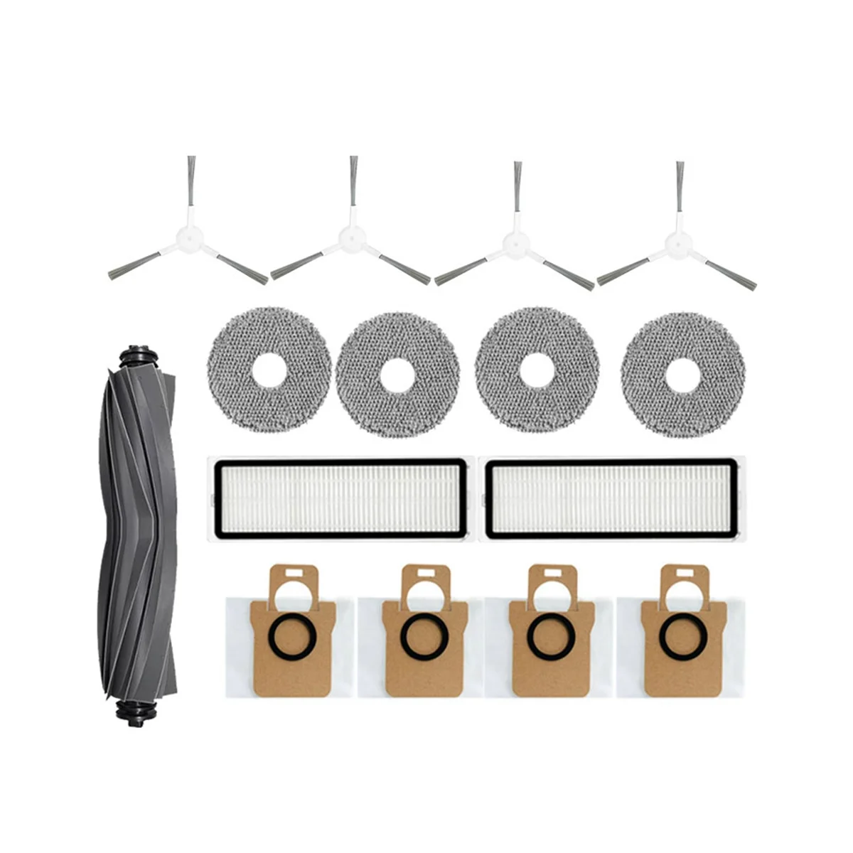 드림 L10S 울트라, S10 프로, 샤오미 미지아 옴니 1S, B101CN 로봇 X10 + 로봇 진공 메인 사이드 브러시 필터, 걸레 부품