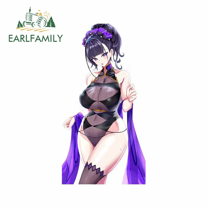 EARLFAMILY 13 سنتيمتر x6.8 سنتيمتر ل Murasaki Shikibu مثير سيارة ملصق مضحك انسداد خدش ملصق الإبداعية محمول لوح التزلج الديكور