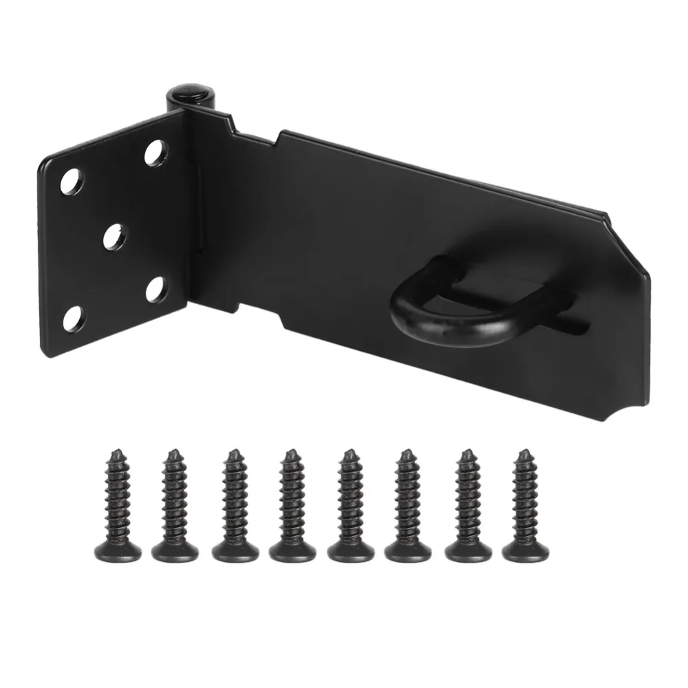 Heavy Stainless Steel Door Hasp Latch 4 Inch 180 Degree Lock Hasp Latch Padlock Hasp Latch External Doors