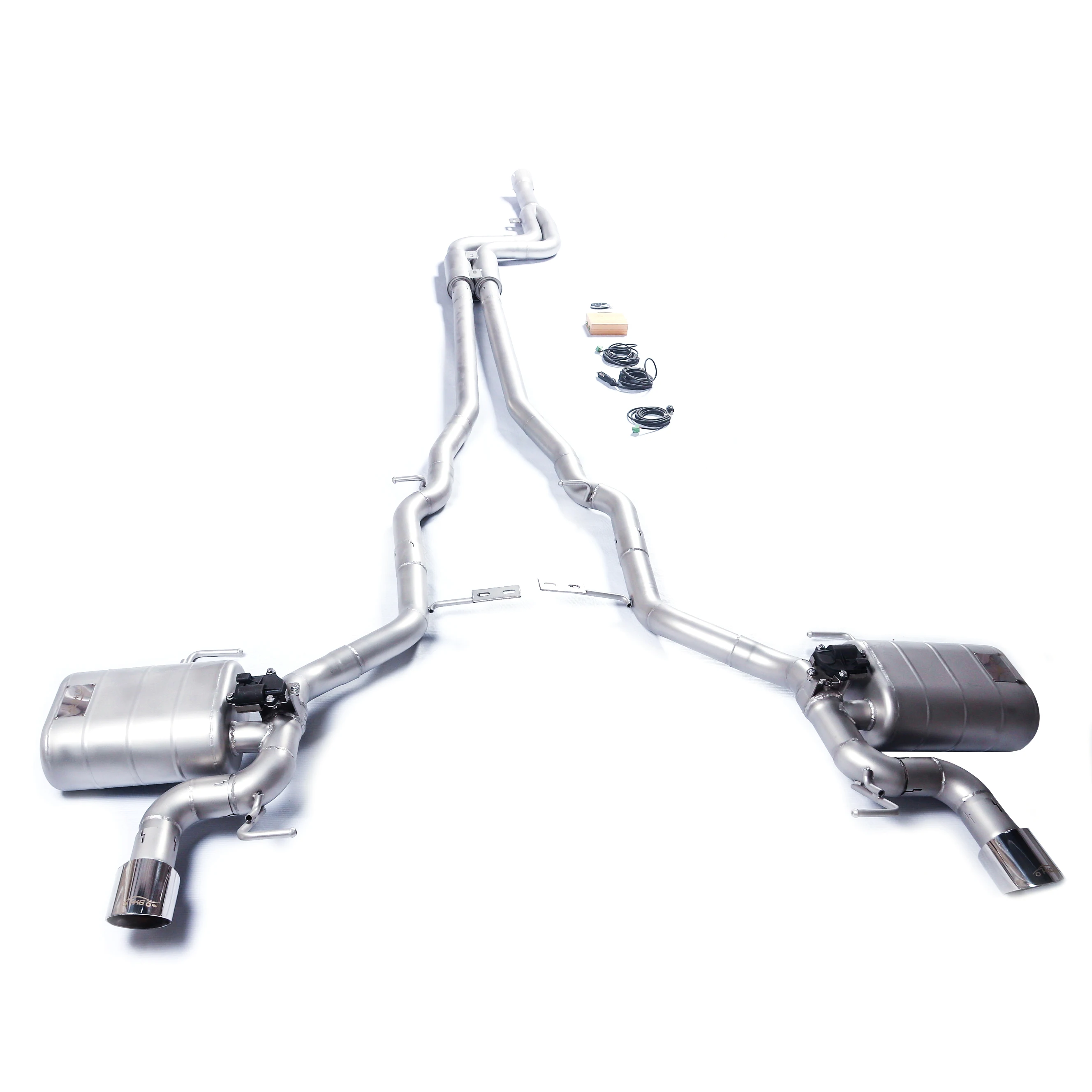 Customized catback304 stainless steel exhaust system valve sound for 2010-2017 BMW 528iGT 535iGT F07 F10 3.0T N55 engines