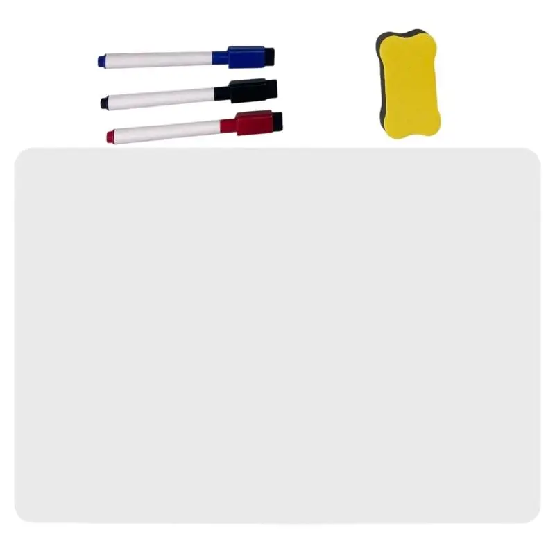 Fridge Whiteboard Film con pennarelli e gomma Whiteboard D2RC