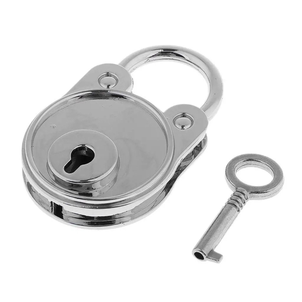 Vintage Style Mini Archaize Useful Padlocks with Key Silver