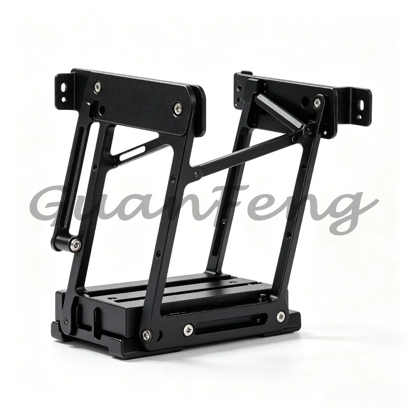 Heavy‑Duty Hydraulic Spring Pull Hinge Telescoping Lift Up Mechanism Concealed Mixer Lift Shelf