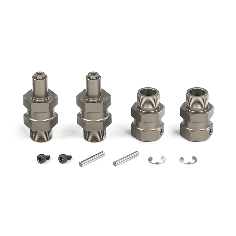 Atualização de liga 24mm Hex Hub Eixo estendido adequado para peças 1/5 HPI ROFUN ROVAN KM BAJA 5B