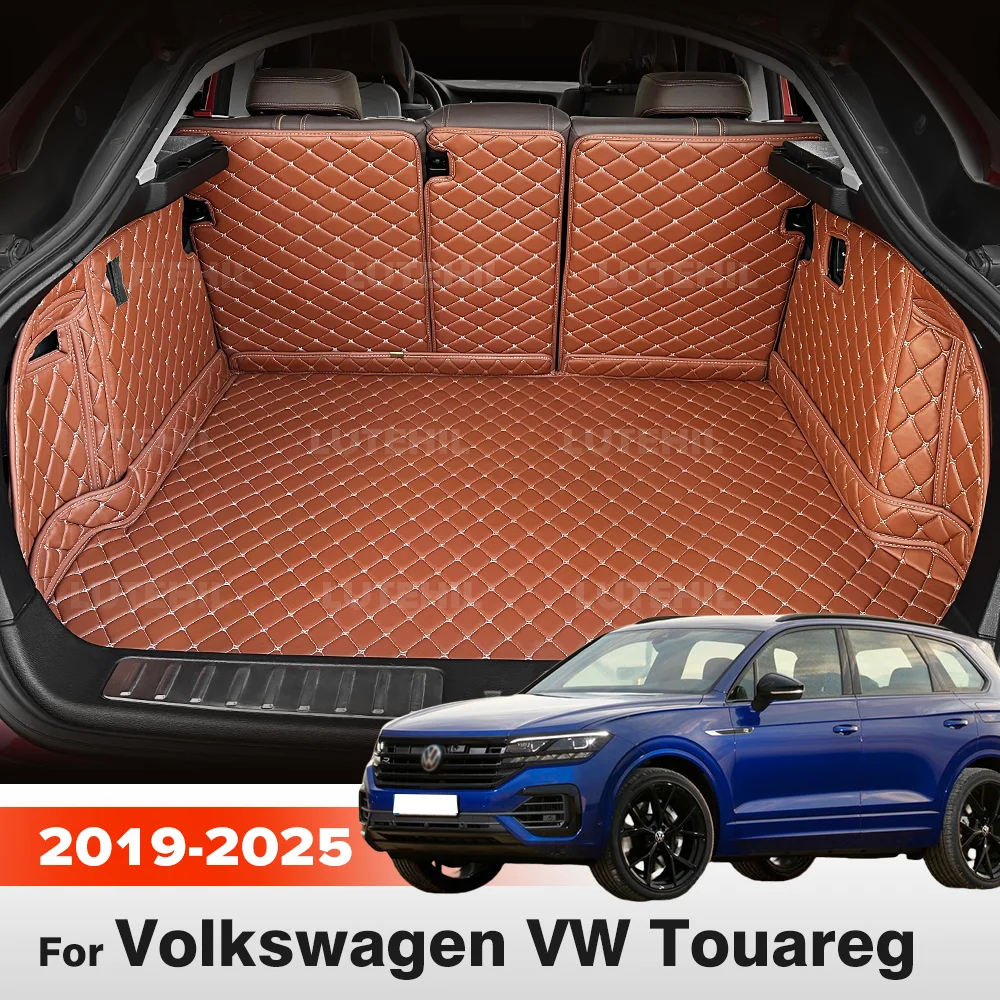 

For Volkswagen VW Touareg 2019-2025 24 23 22 21 20 Auto Full Coverage Trunk Mat Car Cargo Liner Interior Accessories