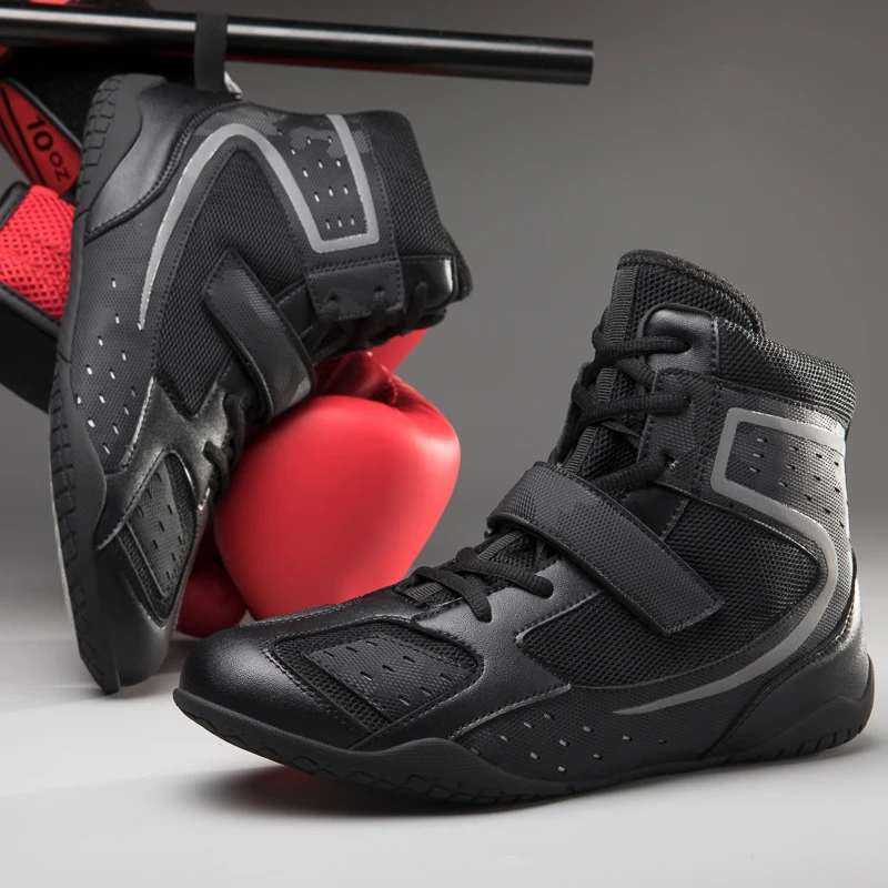 Men New Wrestling Shoes Top Quality Training Comfortable Fitness Fitness Male Professional Lightweight Struggle Gym Boxing Shoes