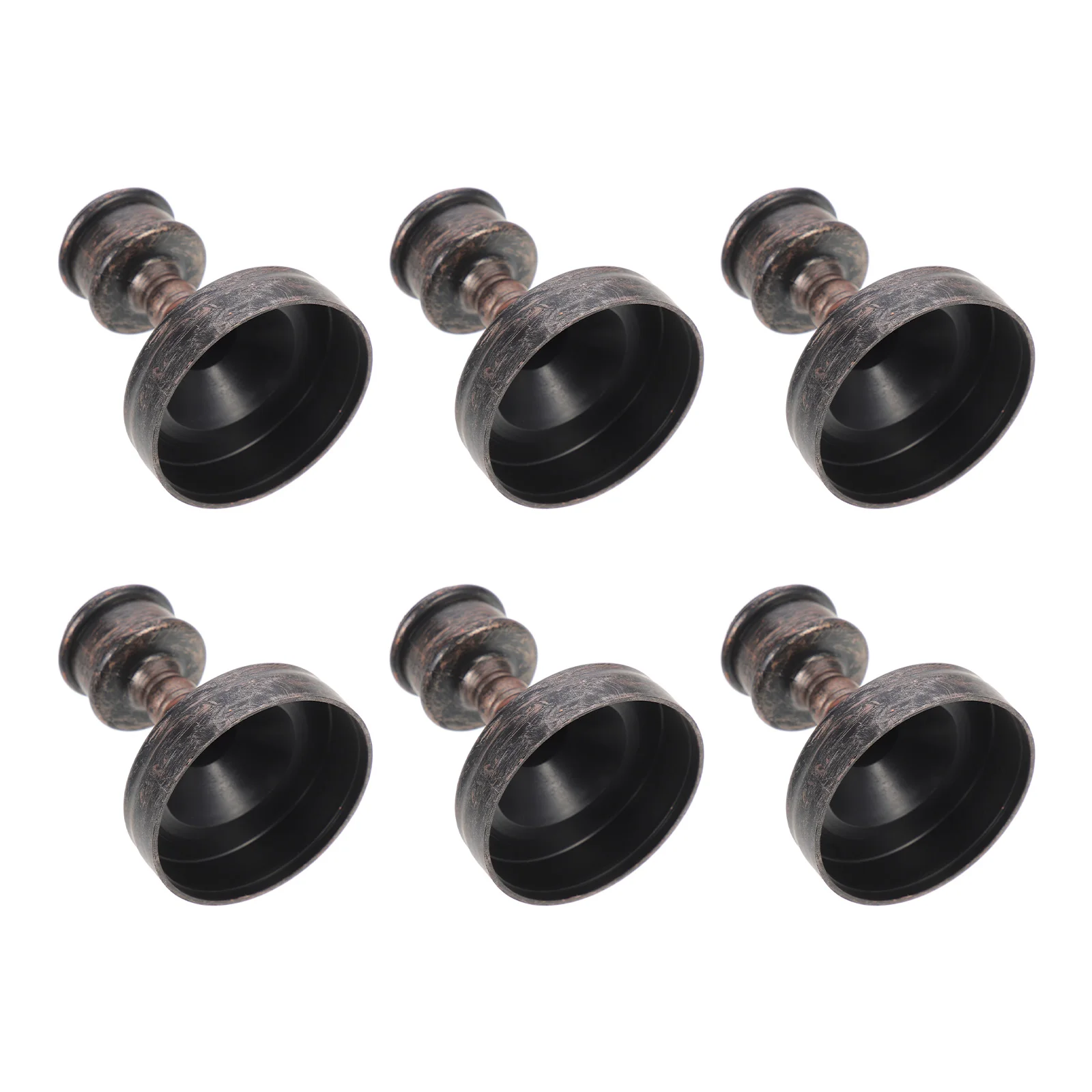 

6 Pcs Electronic Candlestick ABS Material Home Decor Desktop Candleholders Elegant Atmosphere Party Festival Scene Decor
