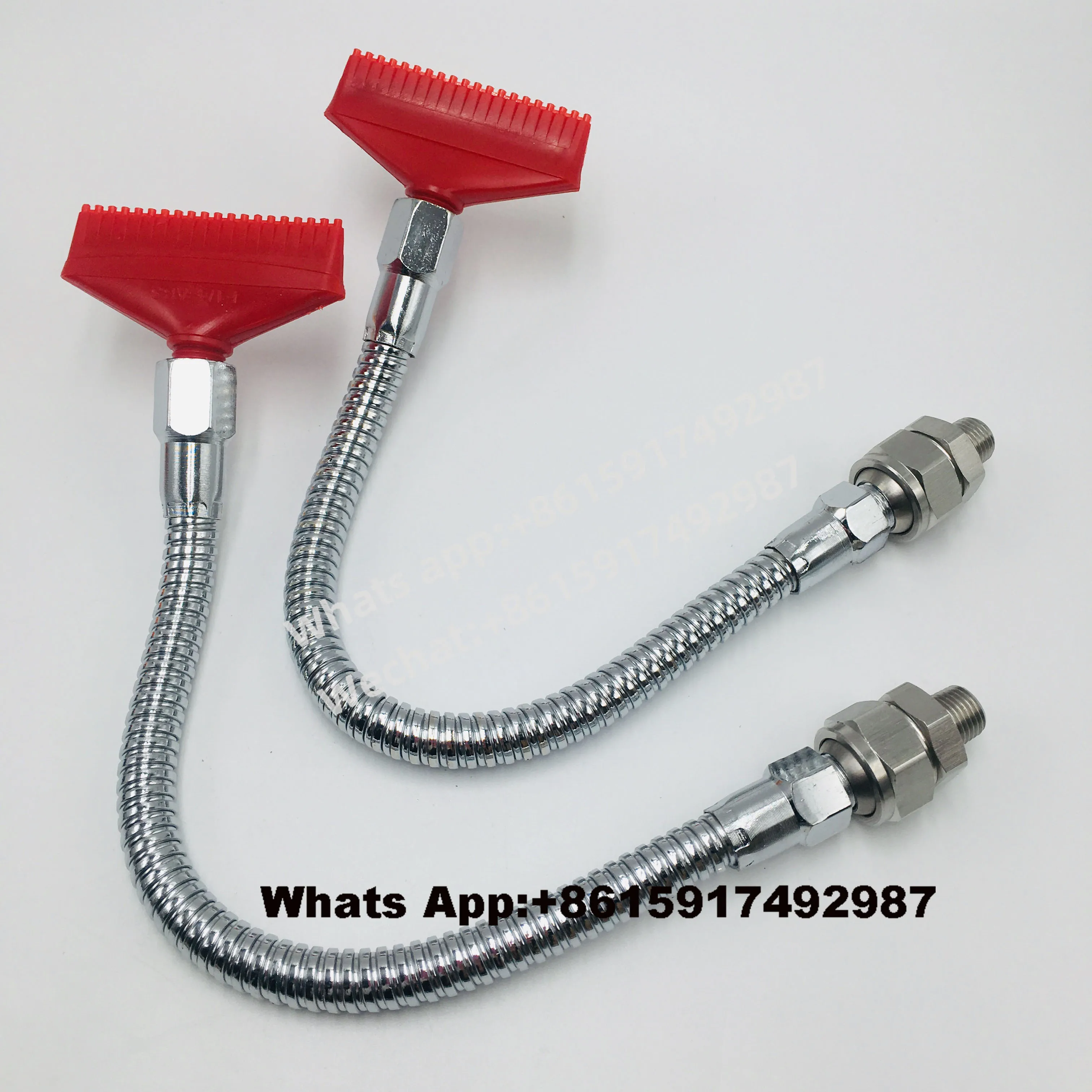 

Quality Plastic ABS Red Wind Jet Air Nozzle 20 Holes 65mm Blow-Off Flat Fan Spray Nozzle With Stainless Steel Cooling Tube