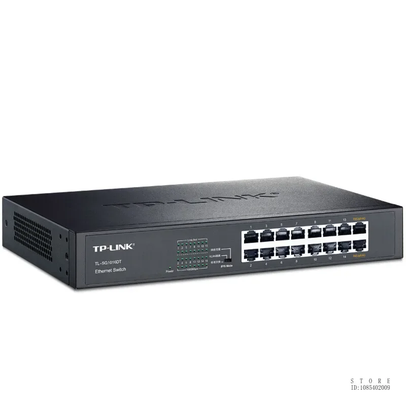 TP-LINK 16-port Full Gigabit Switch Unmanaged T Series Enterprise-level Switch Monitoring Network Cable Splitter TL-SG1016DT