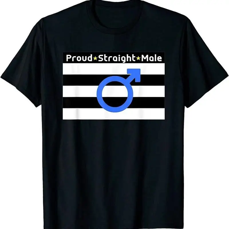 

NEW LIMITED Straight Proud Heterosexual Male T Shirt