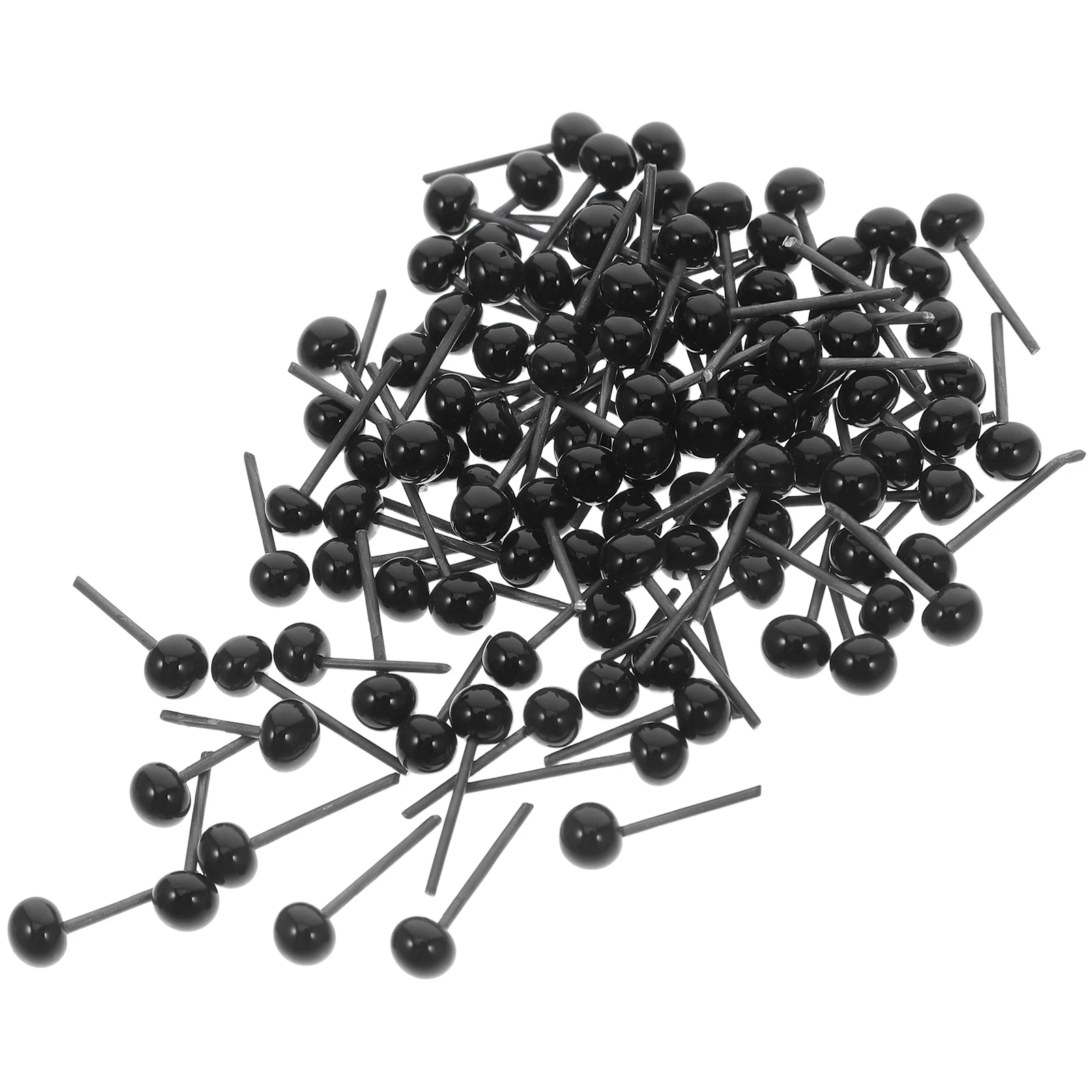 

50 Pairs Black Safety Eyes for Animals Crafts Projects Handmade Yarn Vivid Long Term Use Premium