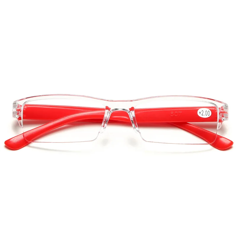 Reading Glasses Ultra Light Portable +1+1.5+2+2.5+3+3.5+4 for Male Female Presbyopic Eyeglasses Small Square Eyewear