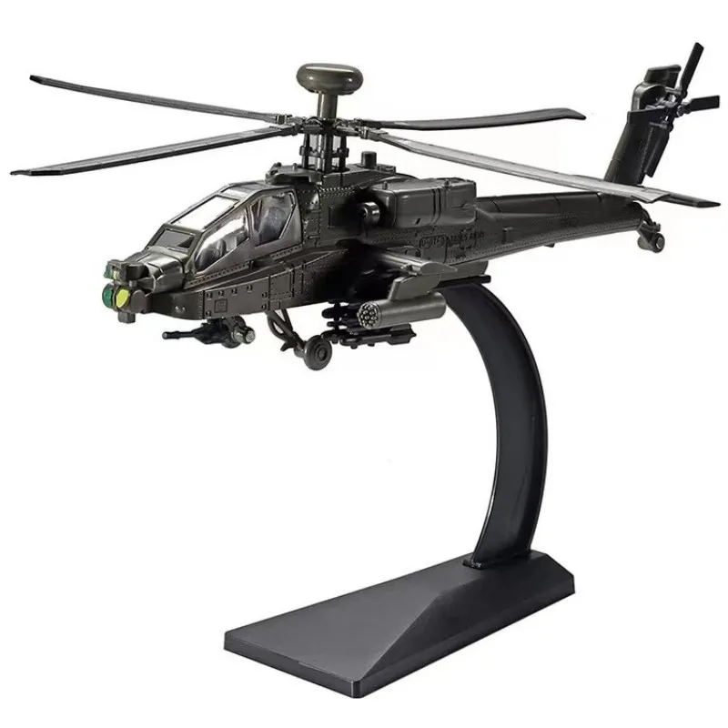 

Вооруженный вертолет Black Hawk ﻿ Модель военного вертолета из сплава с подсветкой и звуком, игрушка-украшение, подарок