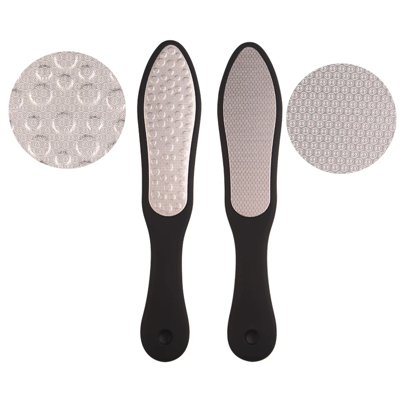 Hoogwaardige Roestvrijstalen Voetverzorgingstools Black Color Foot File Callus Remover Professionele Pedicure Tools