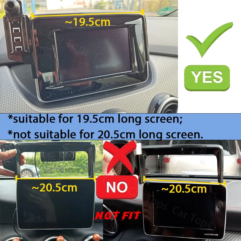 For Mercedes-Benz B-Class W246 2012~2018 Screen Car Mobile Phone Holder GPS Bracket Gravity Mount Support Auto Stand Accessories