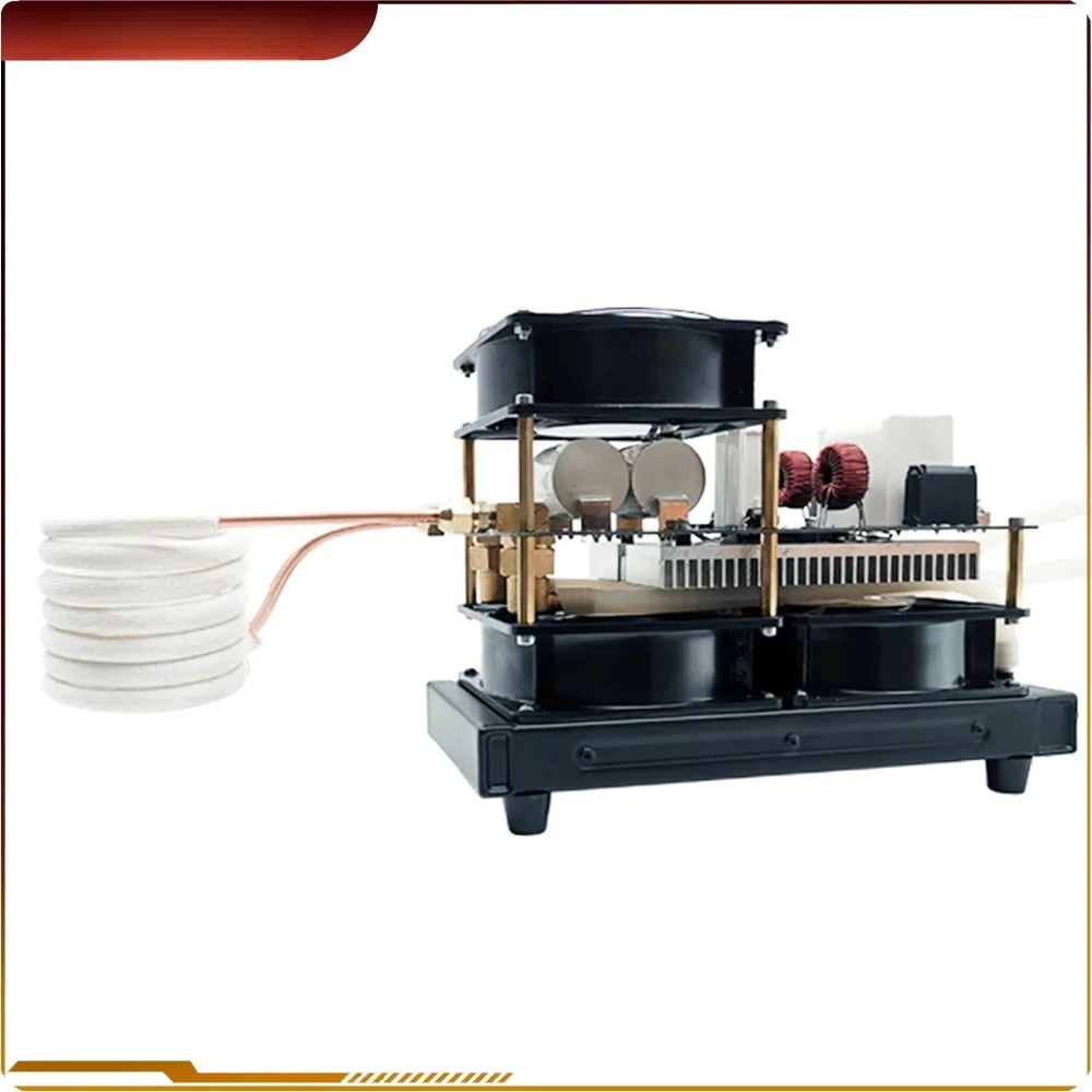 2500W Low Power Rapid High Frequency Induction Heating Machine Quenching Smelting Gold/Silver/Copper