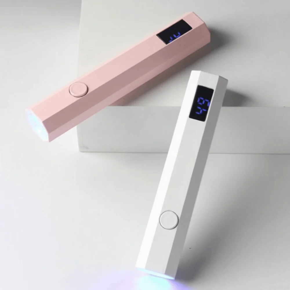 High-Power Nail Glue Heating Lamp One-Inch One-Hole Manicure Lamp Stand Charging Solid-State Handheld Lamp Stand