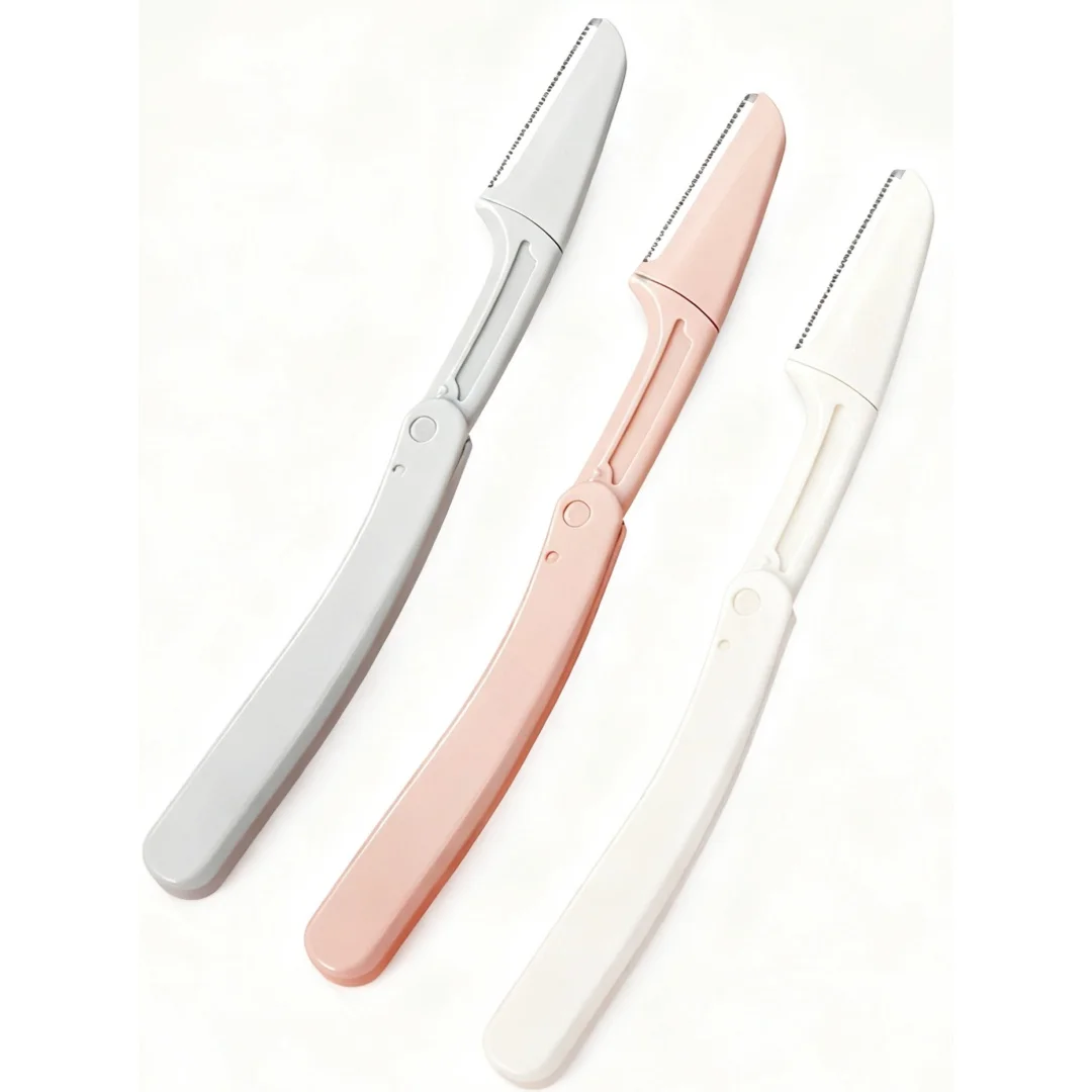 288-New Foldable Safety Eyebrow Razor - Multi-Functional Shaver for Beginners, Professional Eyebrow Grooming Tool