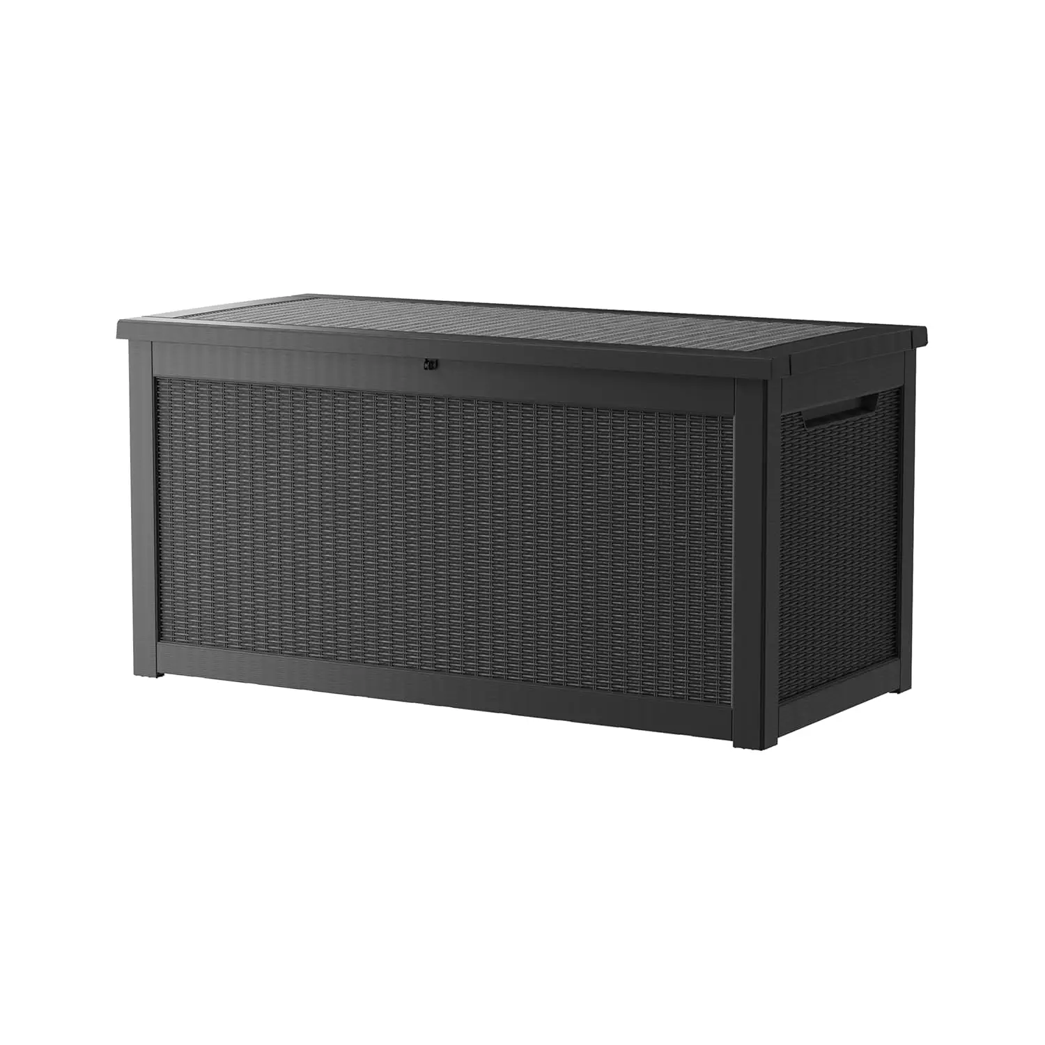 320 Gallon Lockable Resin Deck Box, Waterproof & UV-Resistant Outdoor Storage Box for Outdoor Cushion Storage,, Customized