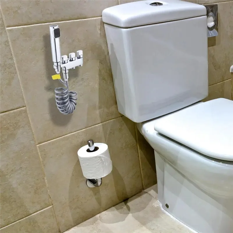 ABHU Bidet Sprayer For Toilet Bidet Sprays Hoses Kit Multifunctional Easy To Install Adjustable Water
