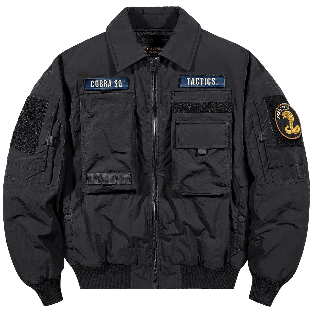 

Утепленная куртка-пилот для мужчин в винтажном американском стиле, бейсбольный жилет, многокарманная рабочая куртка, теплая, с длинными рукавами, на молнии