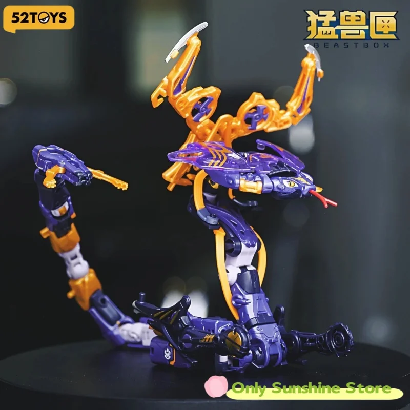 

52toys Beastbox Figure Transforming Toys Bb71-Ph Assemble Model Pvc Mech Statue Robot 520th Anniversary Limited Edition Gift Box