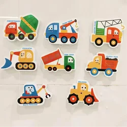 Fun Foam Engineering Vehicle Floating Bathtub Toy Water Play Toy Baby Bathroom Toys Game Baby Bath Toy for Babies Boys Girl Gift