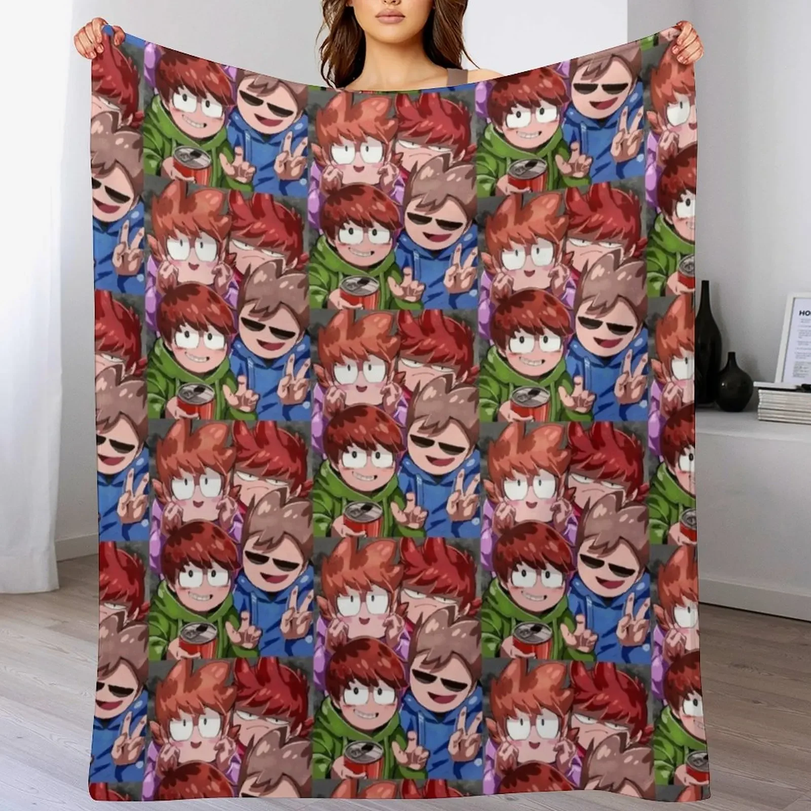 Eddsworld Throw Blanket for sofa christmas decoration Blankets