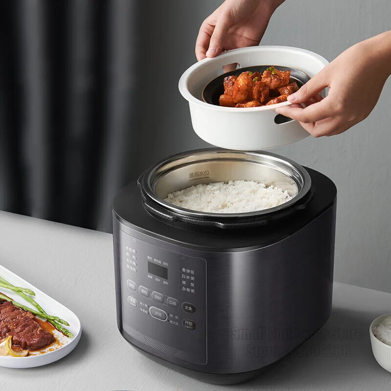 SUPOR Electric Pressure Cooker 5L Large Capacity Multi-Function Rice Cooker With Two Inner Pots 220v Home Kitchen Appliance