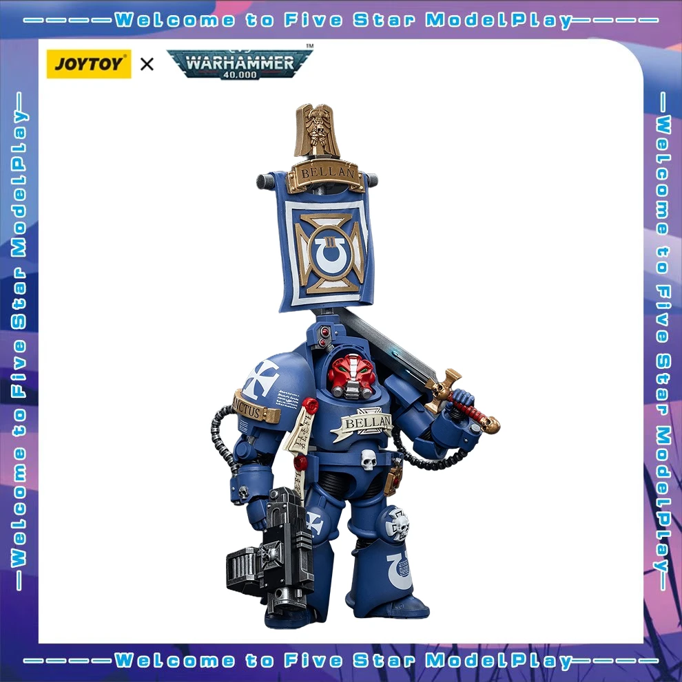 

【FS】JOYTOY Warhammer 40K Scale 1/18 Action Figures UltramarinesTerminators Sergeant Bellan Models Toys Gifts