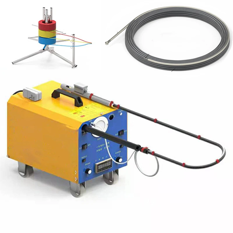 New 220V Threading Machine Fully Automatic Water Electrician Threader Electric Universal Pull Line Pay Off Threading Artifact