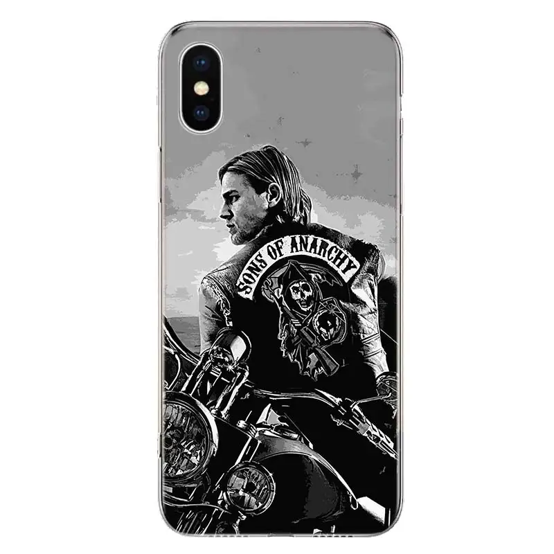 American TV Sons of Anarchy Phone Case For Apple iphone 16 15 14 13 12 11 Pro Max SE X XS XR 7 + 8 Plus Print Soft Cover Fundas 