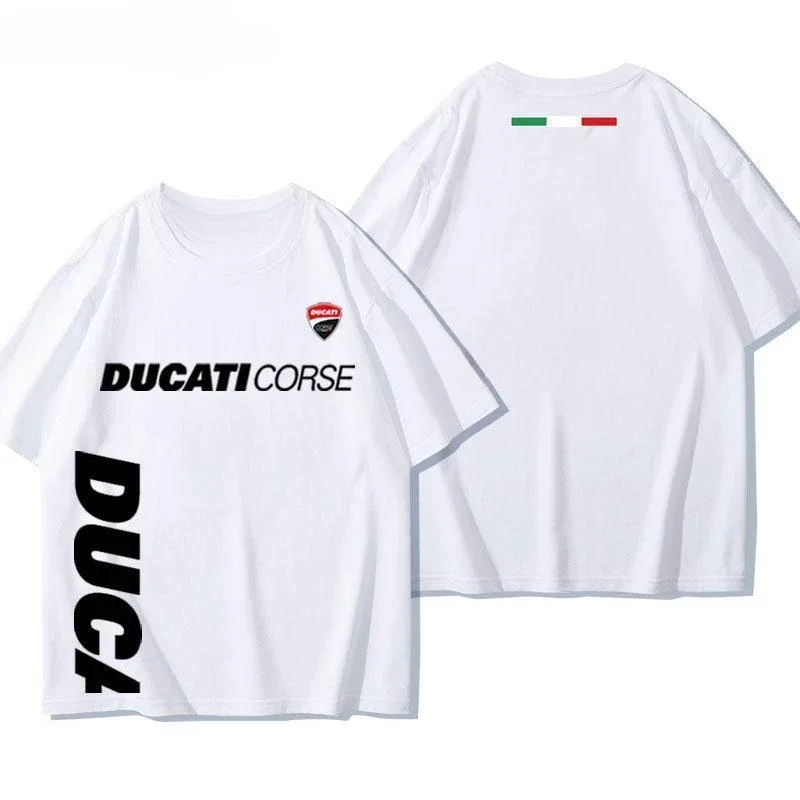 Nueva Camiseta de Carreras Corse para MotoGP WSBK BSB SBK, Traje de Carreras de Fábrica, Manga Corta, Estilo Unisex de Alta Gama para Hombre y Mujer