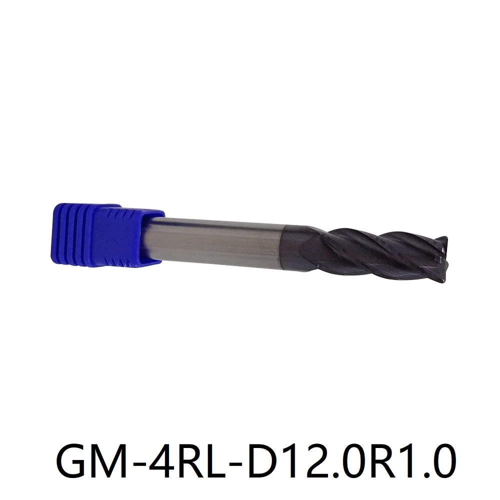 ZCC GM-4RL-D12.0R0.5 GM-4RL-D12.0R1.0 GM-4RL-D12.0R2.0 GM series Torus mill long shank Semi-finishing