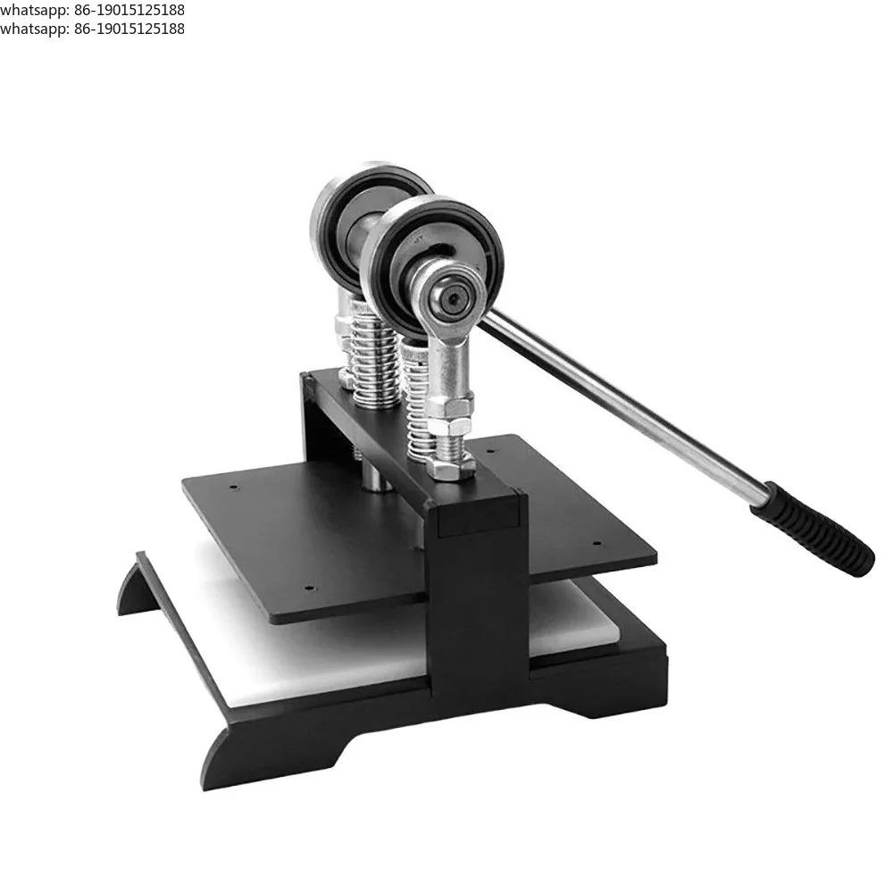 Embossed board heavy-duty manual leather cutting machine, double guide shaft die-cutting machine - various materials