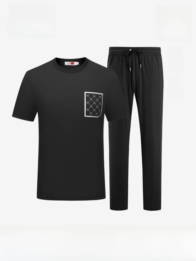 

Спортивный костюм Goldlion Qui Dry High Elastici Fitn Sportswear Casual Set, двухкомпонентный, из нейлона и спандекса, для молодежи, лето 2023.