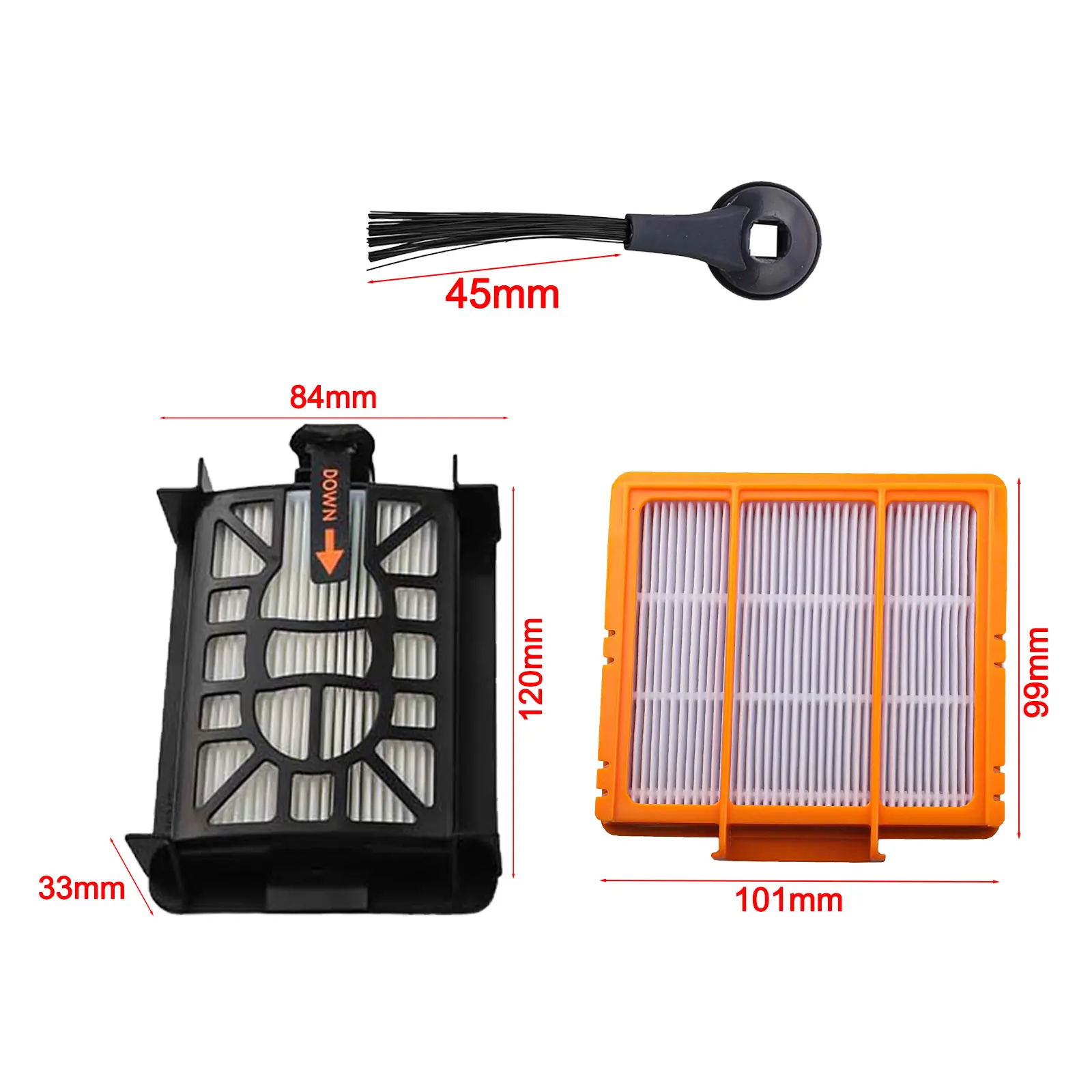 Appliance 10.1*9.9cm Replacement Filters Comprehensive Replacement Kit Easy Installation Filters Home Cleaning