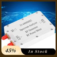 The New 35-4400Mhz Spectrum Analyzer CNC Aluminum Alloy Shell  Source Power Meter