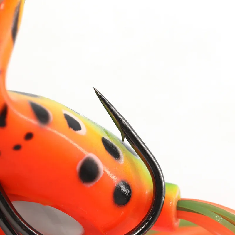 Angeln Locken Big Mouth Frosch 6cm 16g Ändern Frösche Künstliche Köder Weichen Köder Traktor Popper Fangen Snakeheafd fisch Bass – Detail 5