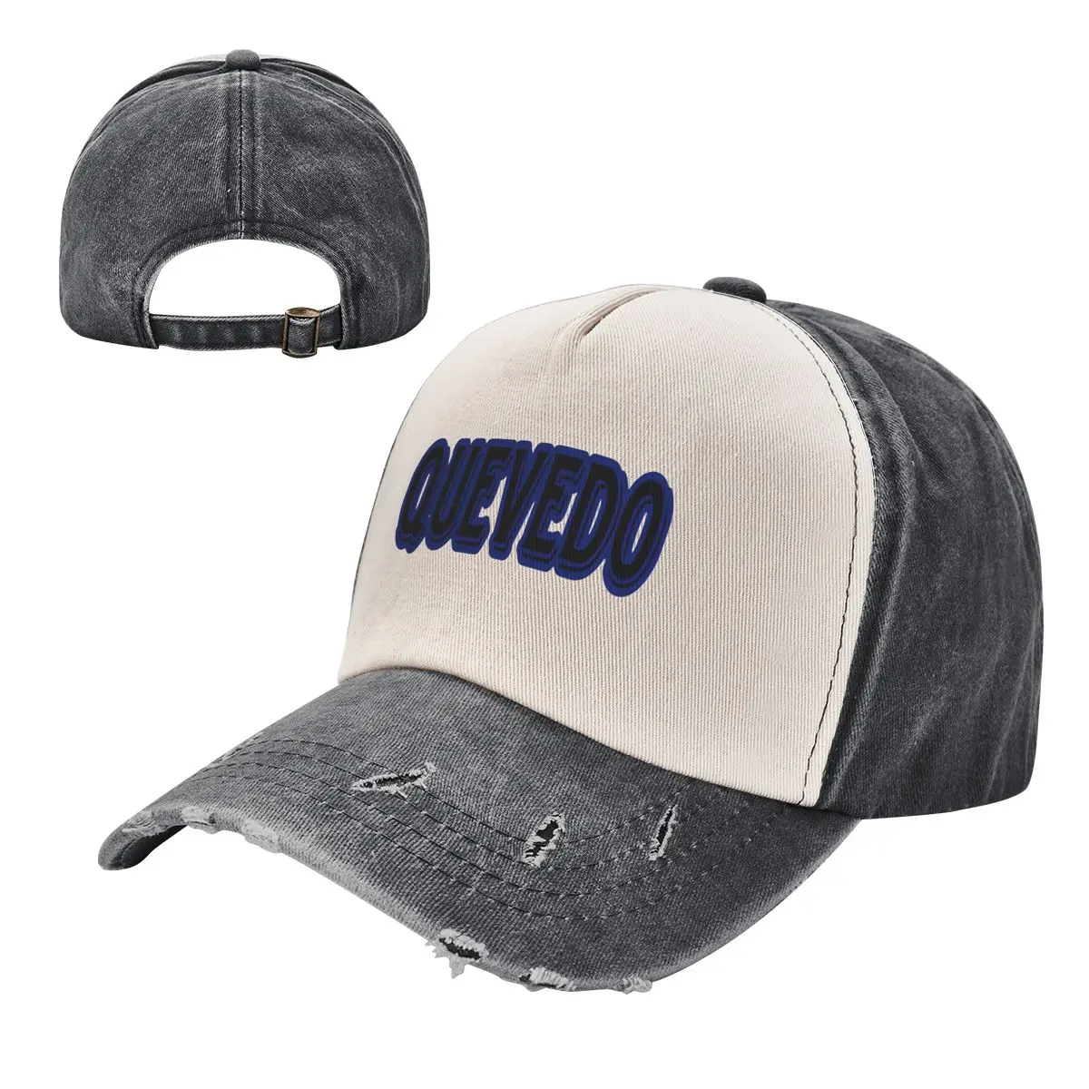 Quevedo Album Muziek Mannen Vrouwen Baseball Caps Distressed Denim Gewassen Hoeden Pet Casual Outdoor Zomer Zonnekap