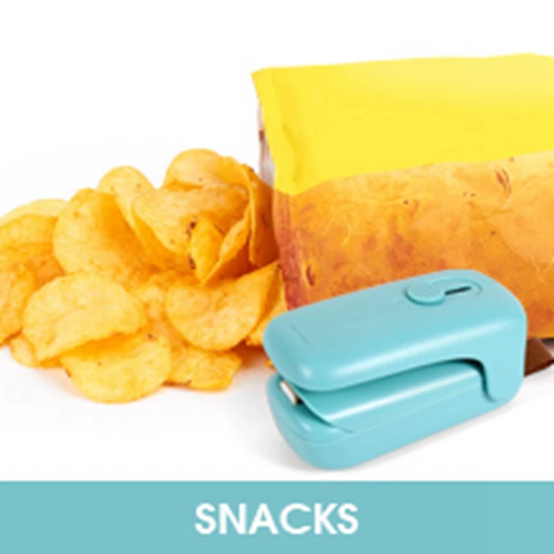 Mini Bag Sealer Handheld Thermal Vacuum Sealer 2 In 1 Heat Sealer And Cutter With Lanyard For Plastic Bag Food Storage