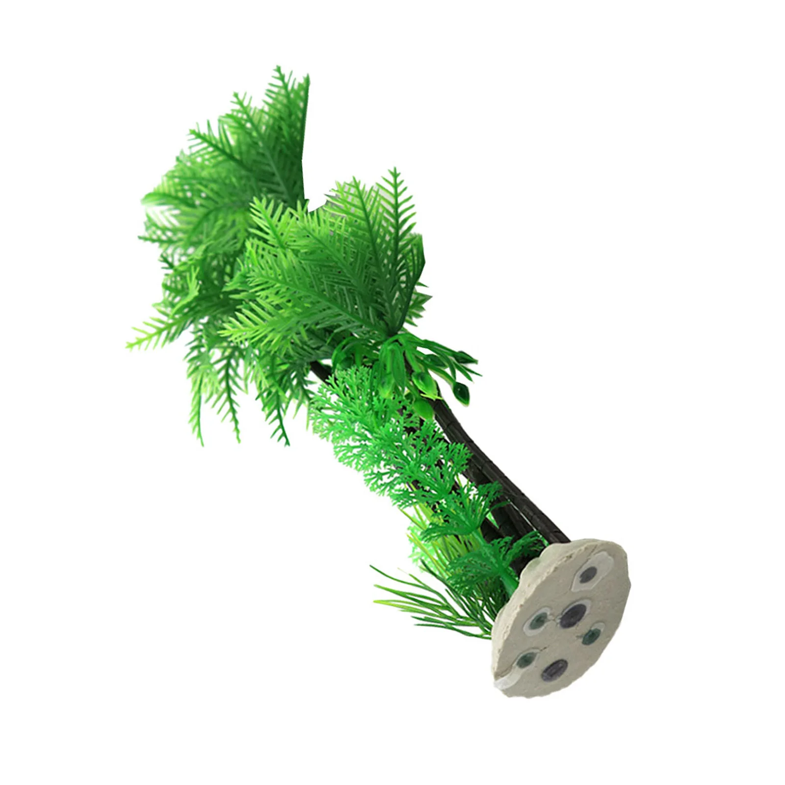 1 قطعة محاكاة شجرة جوز الهند ديكور كبير شجرة النخيل الاصطناعية زخرفة لحوض السمك خزان الأسماك الراتنج النباتات المائية الديكور