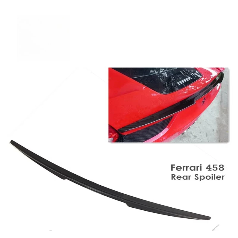 

CARBON FIBER REAR SPOILER for 2011-2016 FERRARI 458 ITALIA and SPIDER and SPECIALE