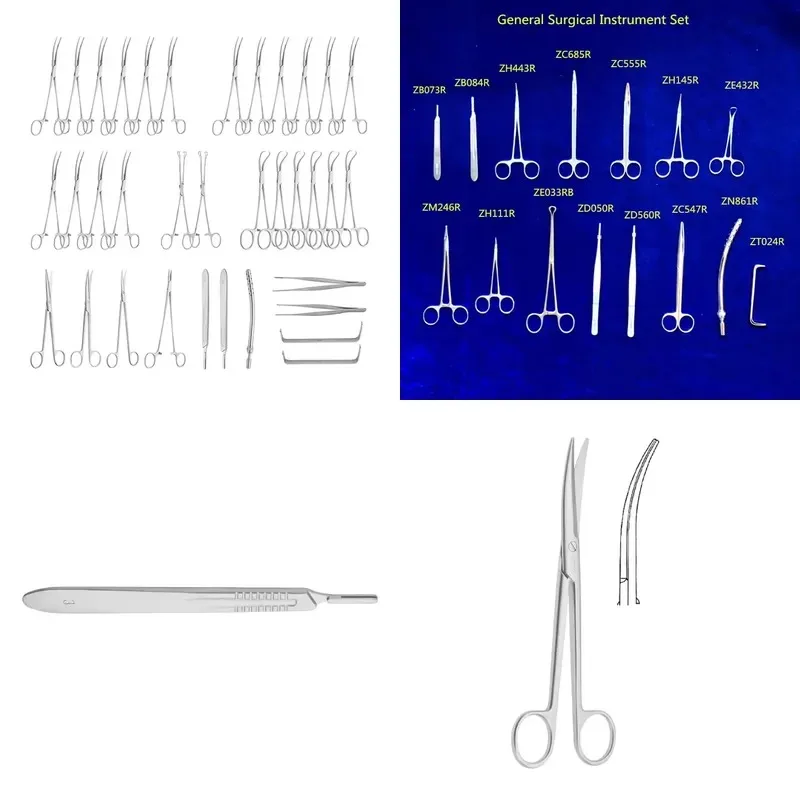 Hot Sale Class I Non-active 35pcs General Basics Surgrery Medical Instruments Set