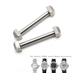 Watch accessories belt connecting rod Table ear screw rod Fixed axis 16mm 18mm 20mm 22mm Send tool For Cartier PASHA series