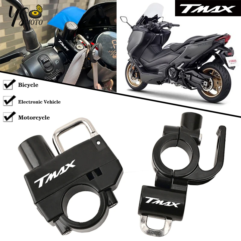 For YAMAHA TMAX 500 530 TMAX 560 ABS TECH T-MAX T MAX 500 530 TMAX DX/SX Motorcycle Accessories Helmet Lock Anti-Theft Helmet