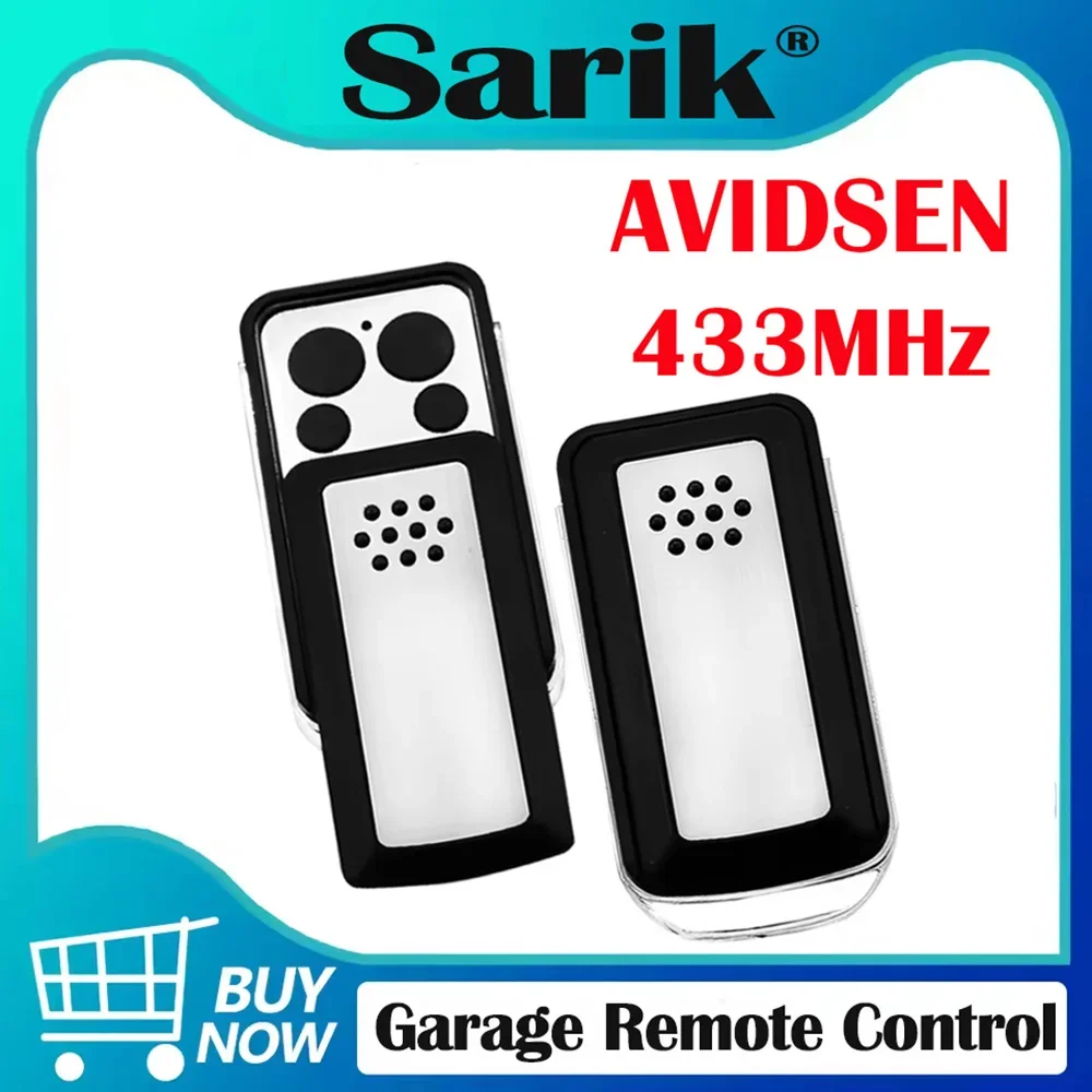 AVIDSEN Garage Door Remote Control Electric Gate Control 114253 104251 104257 104700 104250 104350 654300 654250 654100