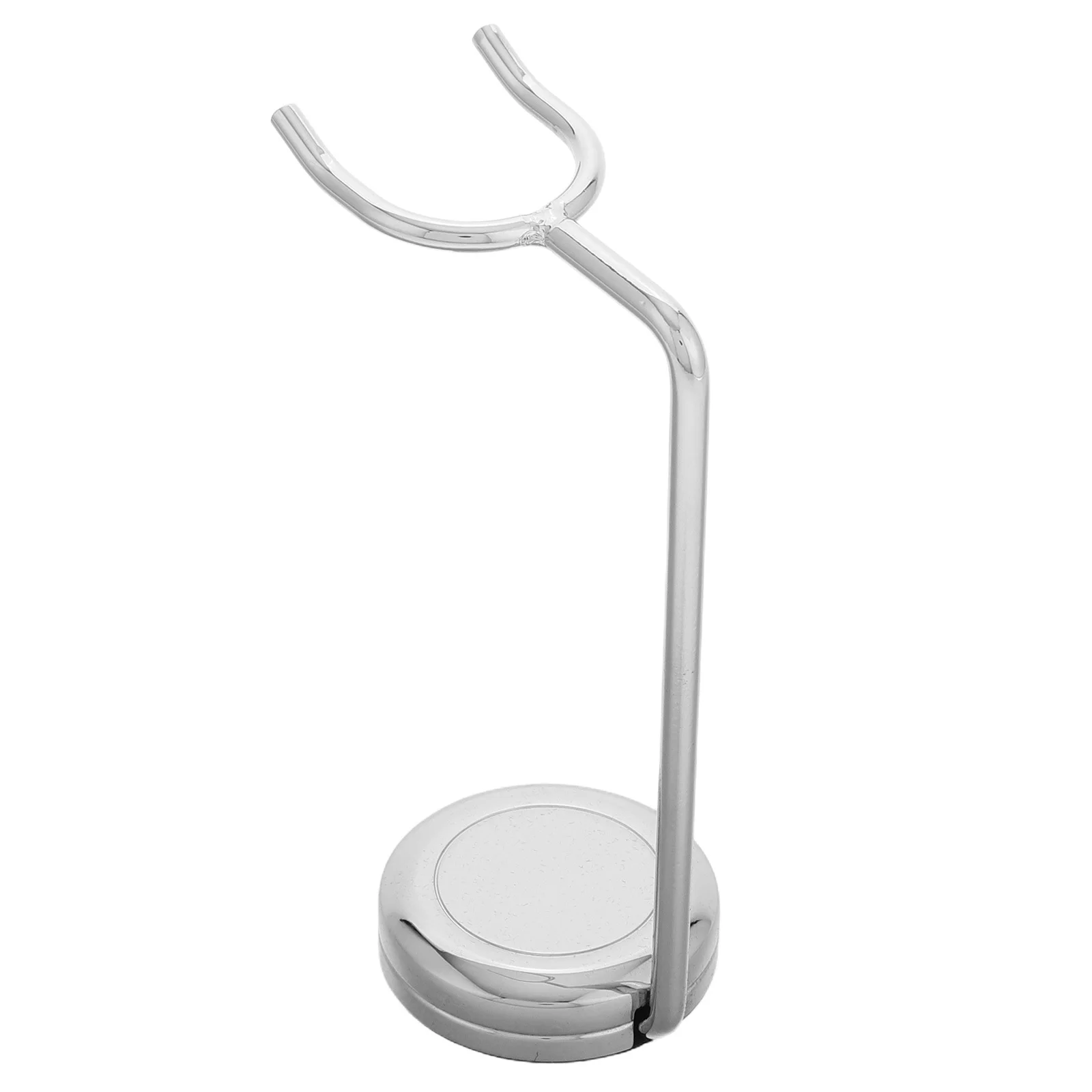 

Men's Shaving Brush and Razor Stand Holder Alloy Bathroom Organizer with Soft Holder for Bristle Protection Modern Drying