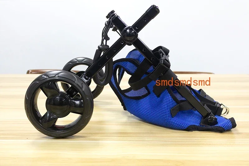 

2 Wheels Dogs Cart With Bad Front And Back Legs Small Pet Rear Leg Cart Support Used Of Disabled Dog