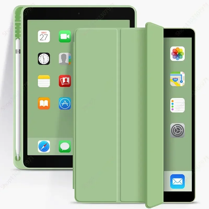 

Funda New Ipad 9th Generation with Pencil Holder 10.2 Inch IPad 9 8 7 Trifold Stand Smart Case for Ipad Air 5th Generation